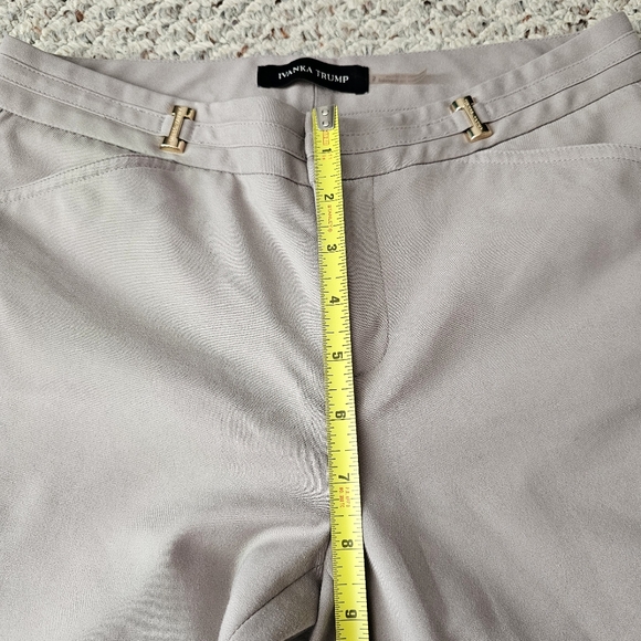 Ivanka Trump Gray Slim Ankle Pants - Size 2 - Picture 12 of 13